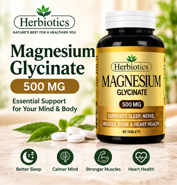 Magnesium Glycinate 500mg – Everyday Wellness