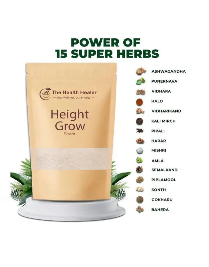 Height Grow Powder – Natural Height Growth & Bone Strength Formula